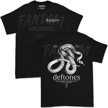 Deftones · Track List PM Polera