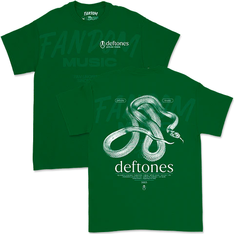 Deftones · Track List PM Polera