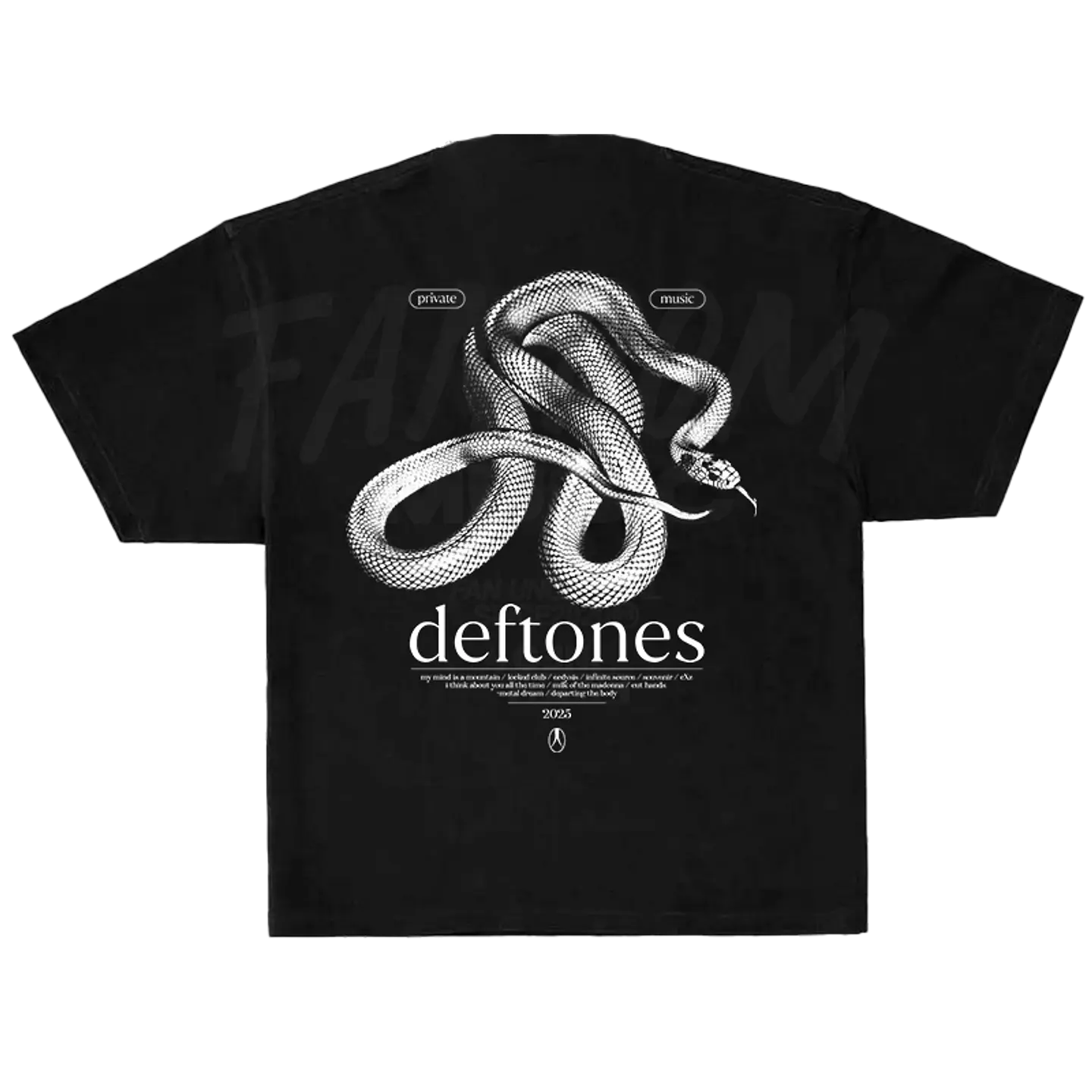 Deftones · Track List PM OVERSIZE 2