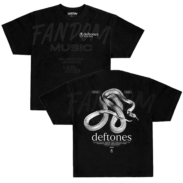 Deftones · Track List PM OVERSIZE 1