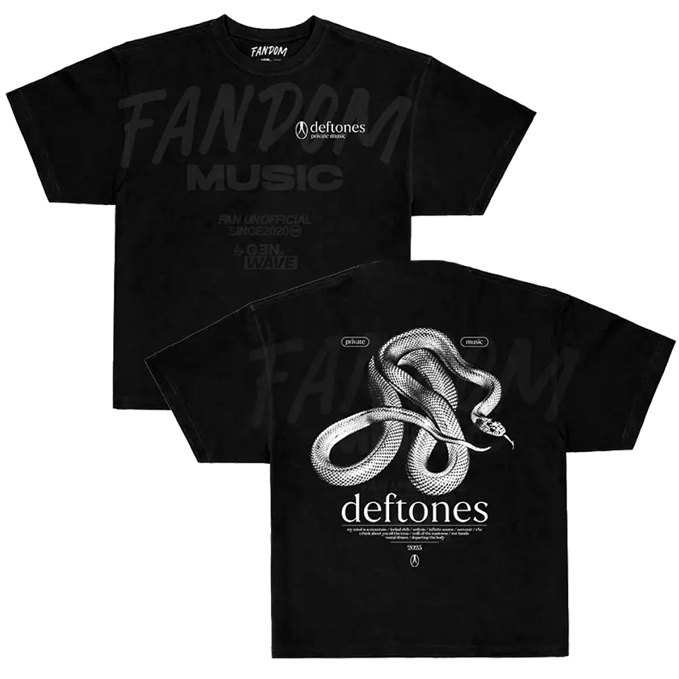Deftones · Track List PM OVERSIZE 1
