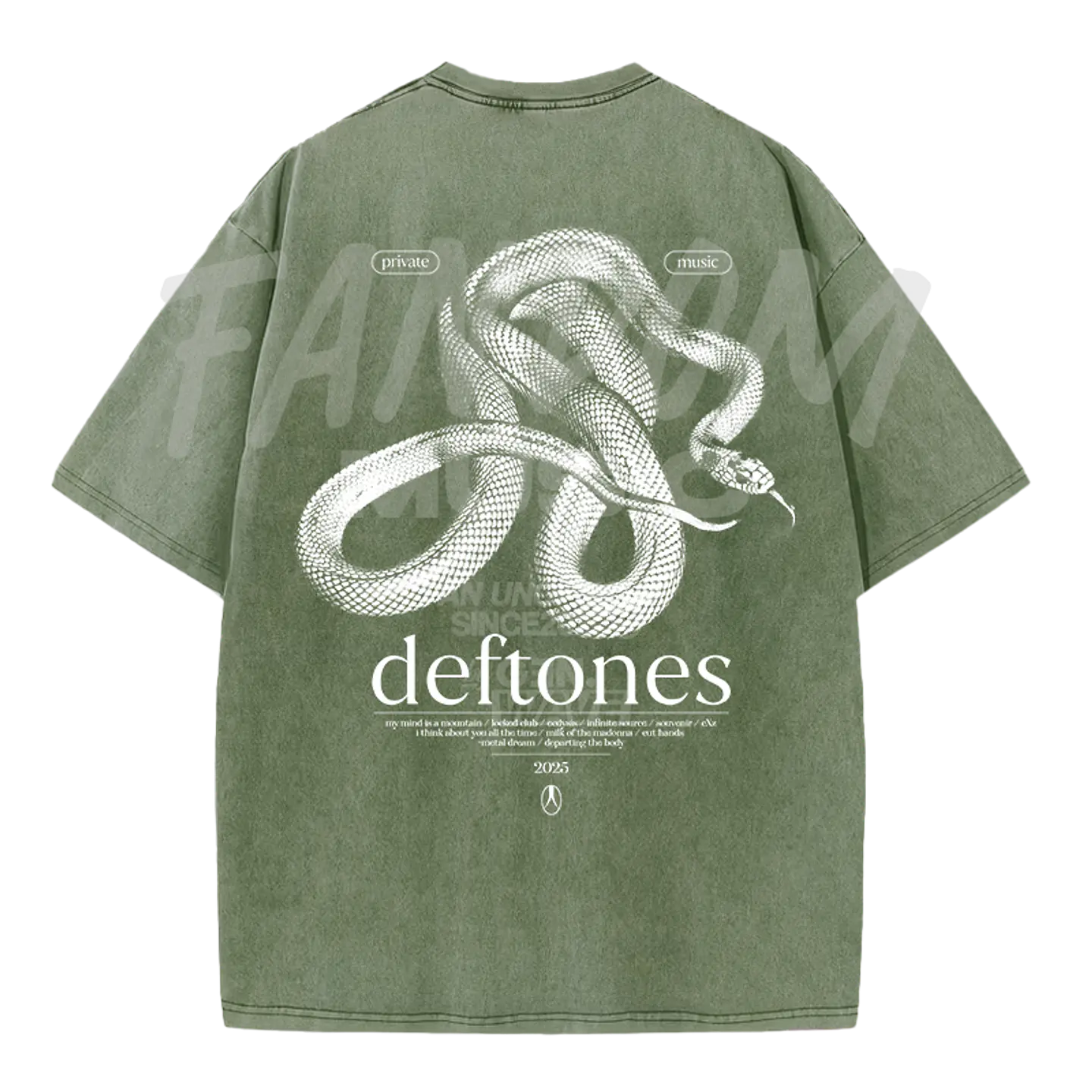 Deftones · Track List PM ACID WASH 5