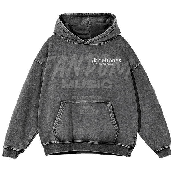 Deftones · Track List PM Hoodie Acid Wash 3