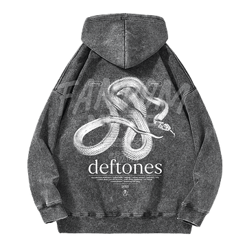 Deftones · Track List PM Hoodie Acid Wash