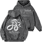 Deftones · Track List PM Hoodie Acid Wash 1