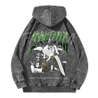 Doechii · Alligator Hoodie Acid Wash 2