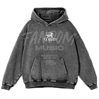 Doechii · Alligator Hoodie Acid Wash 3