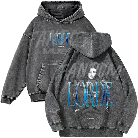 Lorde · Virgin Hoodie Acid Wash