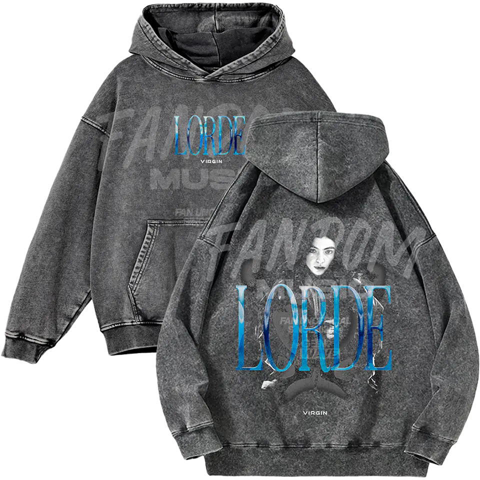 Lorde · Virgin Hoodie Acid Wash 1