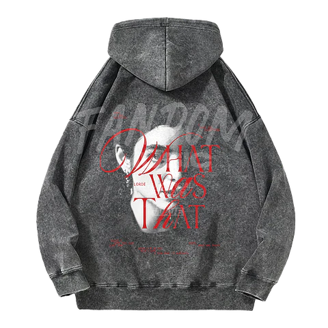 Lorde · WWT Hoodie Acid Wash