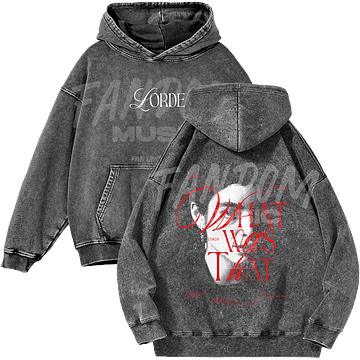 Lorde · WWT Hoodie Acid Wash