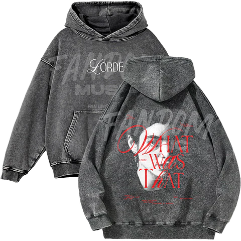 Lorde · WWT Hoodie Acid Wash