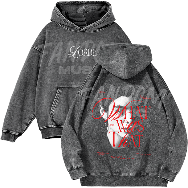 Lorde · WWT Hoodie Acid Wash 1