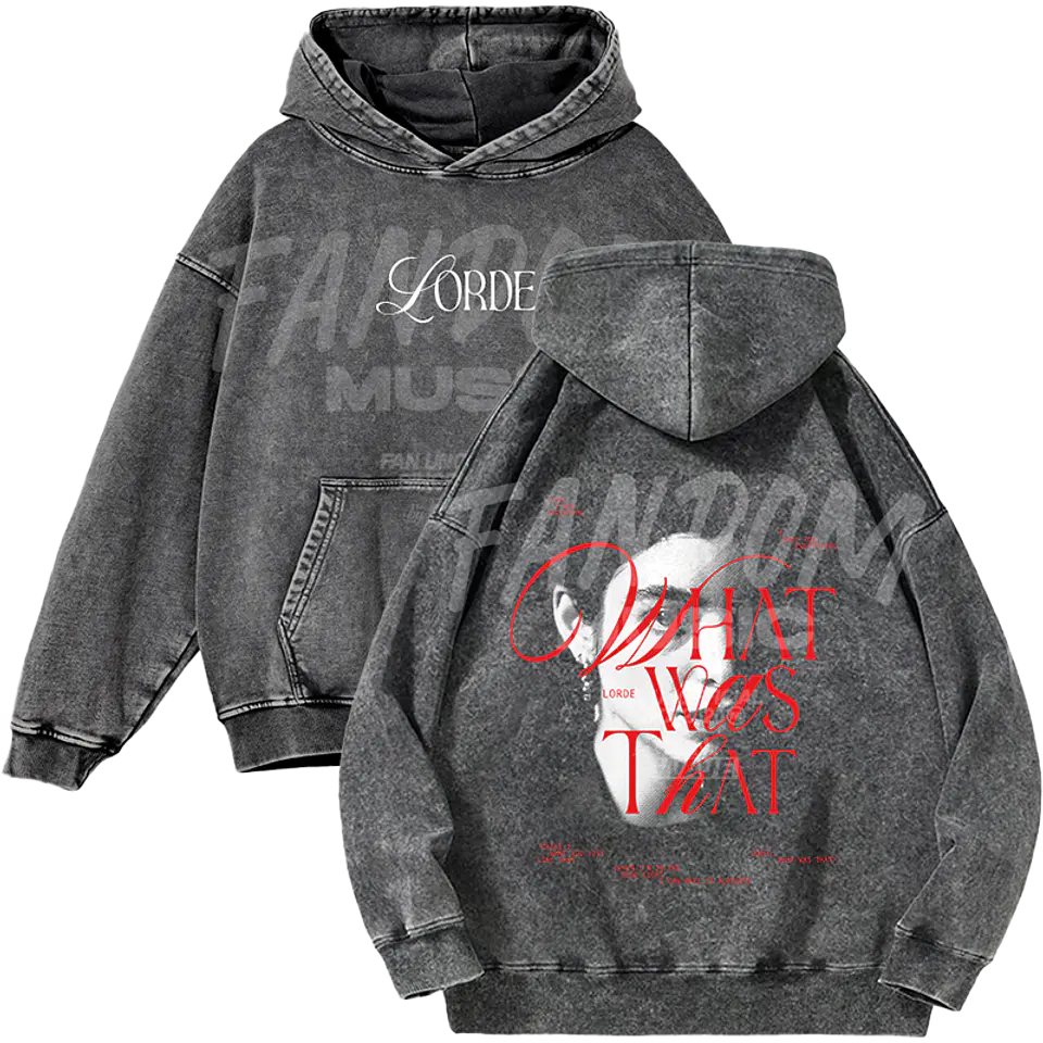 Lorde · WWT Hoodie Acid Wash 1