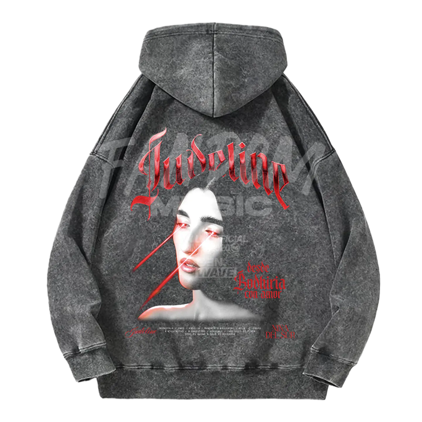 Judeline · Bodhiria Hoodie Acid Wash 2