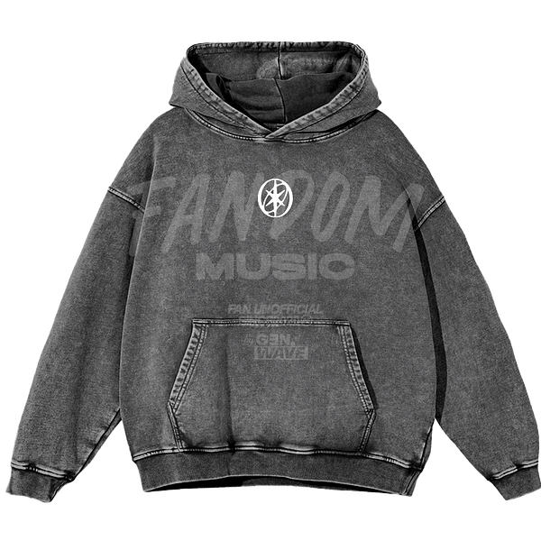 Katseye · Faces Hoodie Acid Wash 3