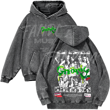 Katseye · Gnarly Hoodie Acid Wash