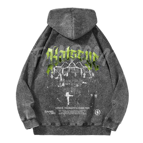 Katseye · Beautiful Chaos Hoodie Acid Wash 2