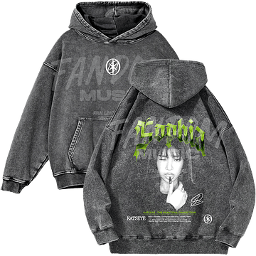Katseye · Sophia Hoodie Acid Wash