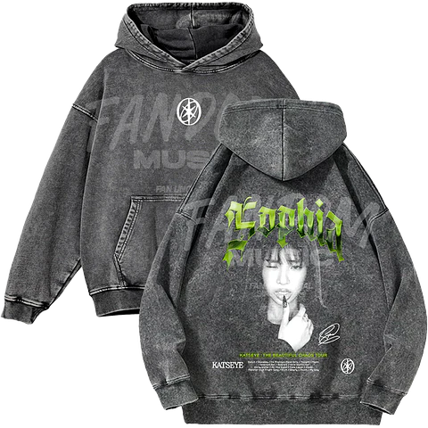 Katseye · Sophia Hoodie Acid Wash