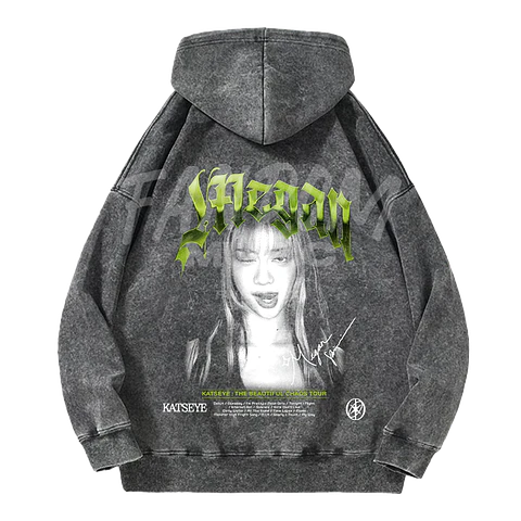 Katseye · Megan Hoodie Acid Wash