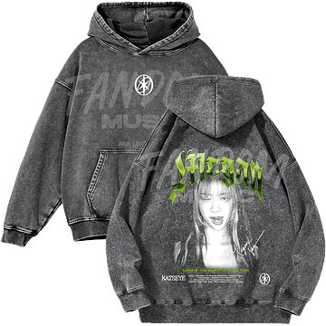Katseye · Megan Hoodie Acid Wash