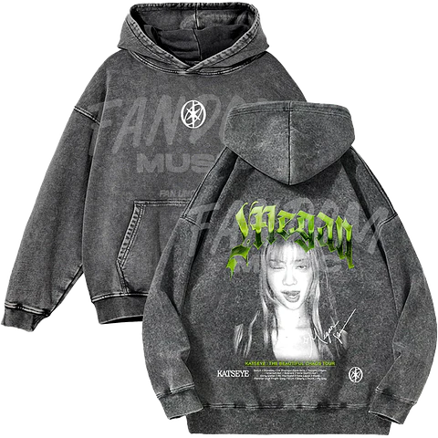 Katseye · Megan Hoodie Acid Wash