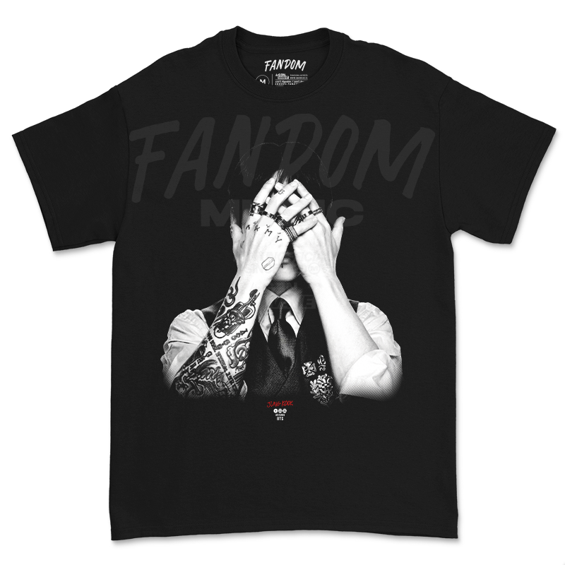 BTS · Jungkook Black Polera
