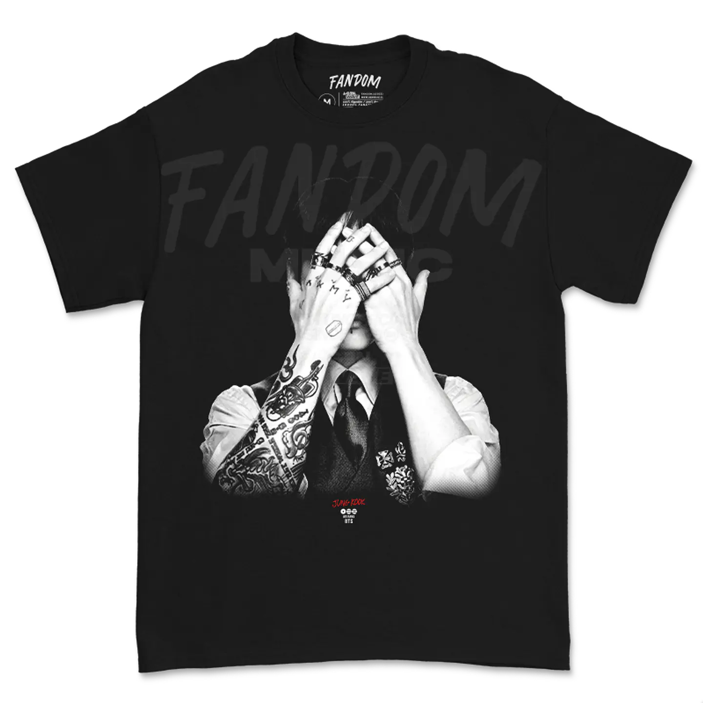 BTS · Jungkook Black Polera 1