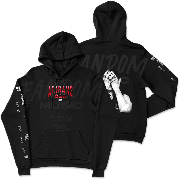 BTS · Jungkook Black Hoodie 1