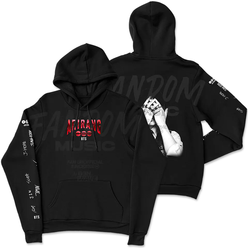BTS · Jungkook Black Hoodie 1