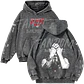 BTS · Jungkook Black Hoodie Acid Wash - Miniatura 1