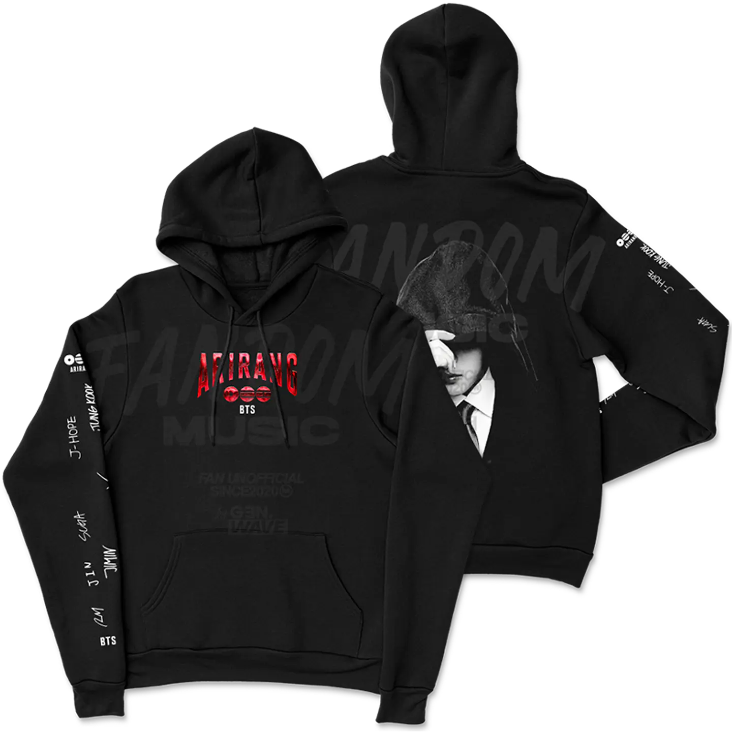 BTS · Jimin Black Hoodie 1