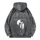 BTS · Jimin Black Hoodie Acid Wash 2