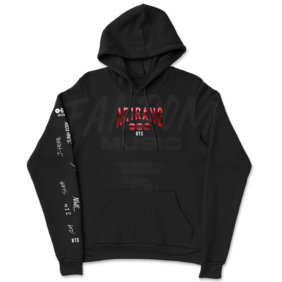 BTS · V Black Hoodie 3