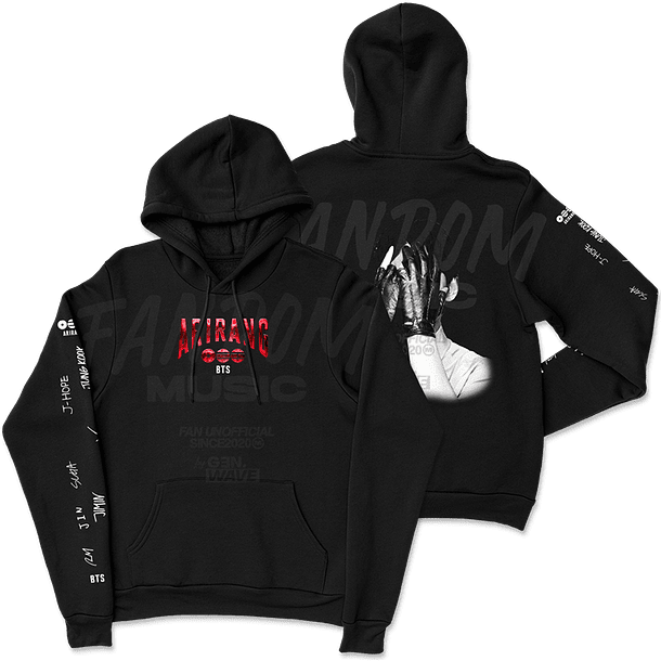 BTS · V Black Hoodie 1