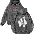 BTS · J-Hope Black Hoodie Acid Wash 1