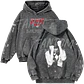 BTS · J-Hope Black Hoodie Acid Wash - Miniatura 1