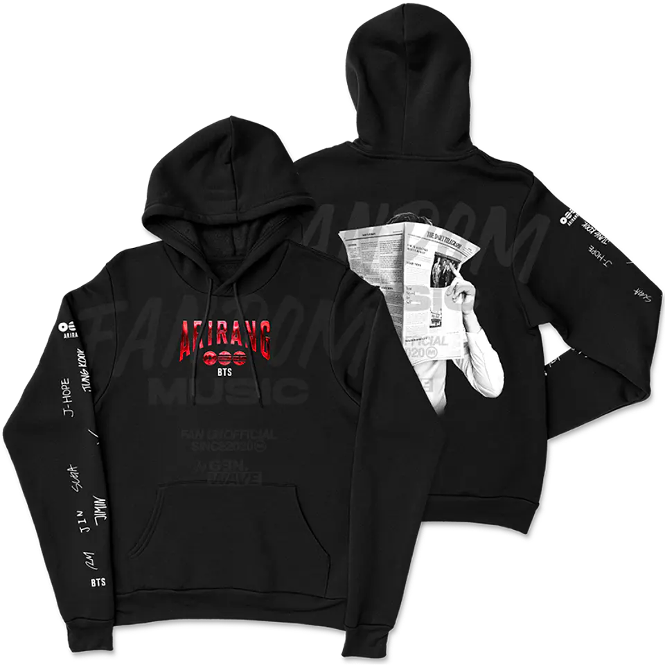 BTS · RM Black Hoodie 1
