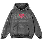 BTS · RM Black Hoodie Acid Wash 3