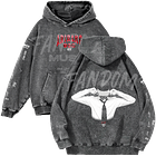 BTS · Jin Black Hoodie Acid Wash 1