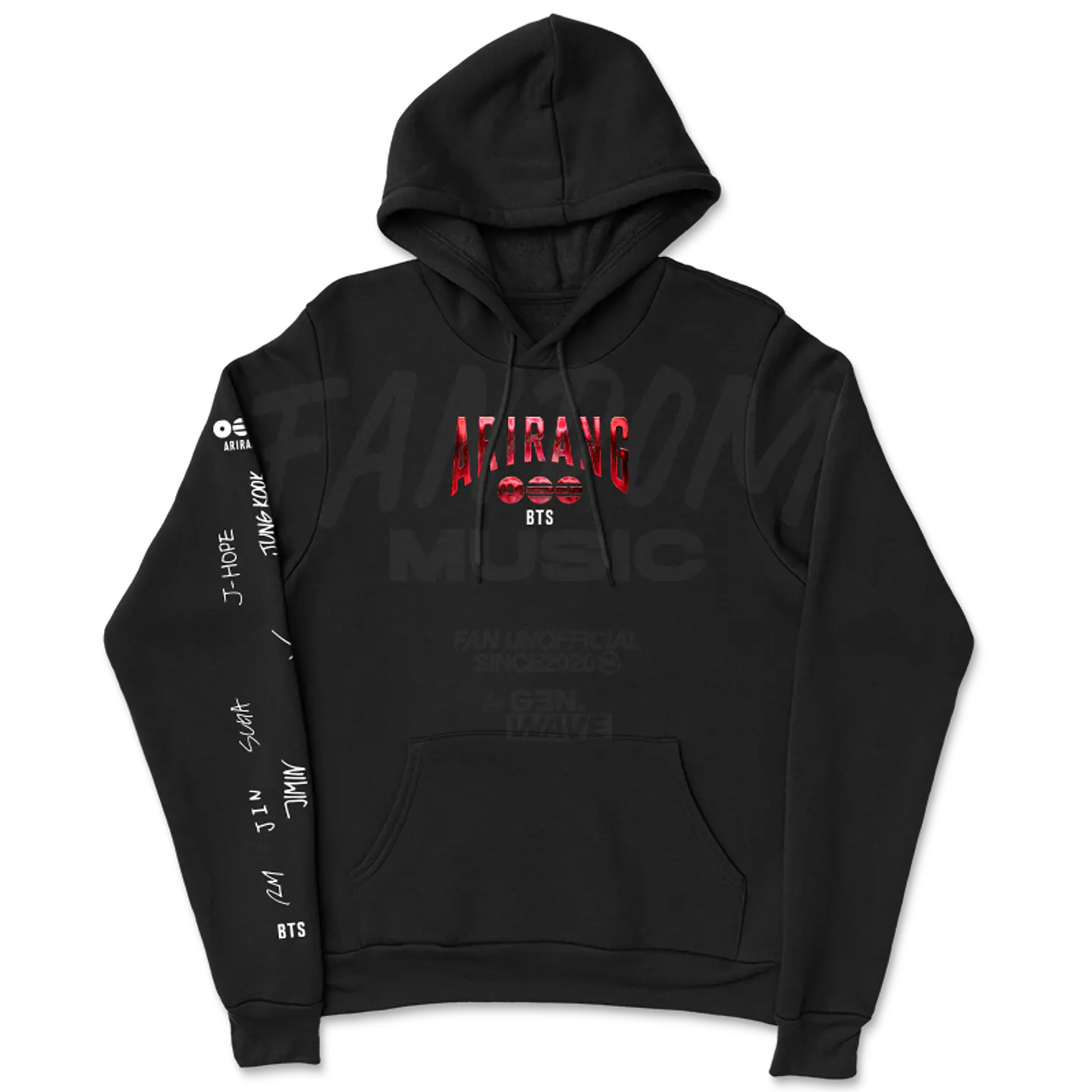 BTS · Suga Black Hoodie 3