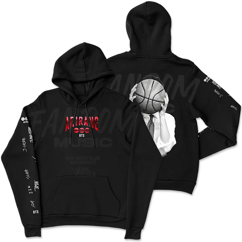 BTS · Suga Black Hoodie 1