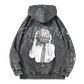 BTS · Suga Black Hoodie Acid Wash - Miniatura 2