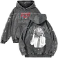 BTS · Suga Black Hoodie Acid Wash - Miniatura 1