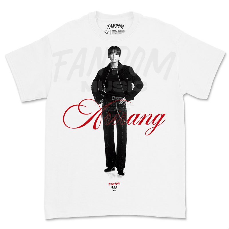 BTS · Jungkook White Polera