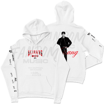 BTS · Jungkook White Hoodie