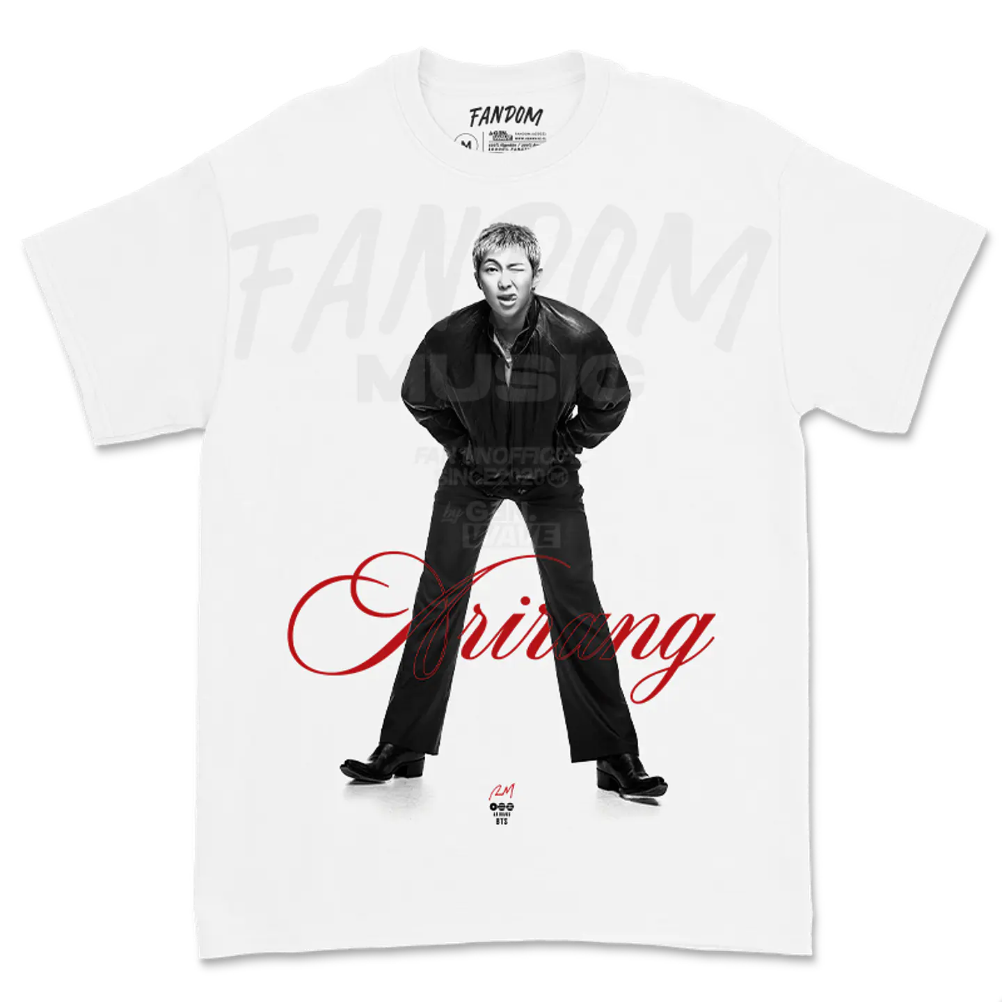BTS · RM White Polera 1