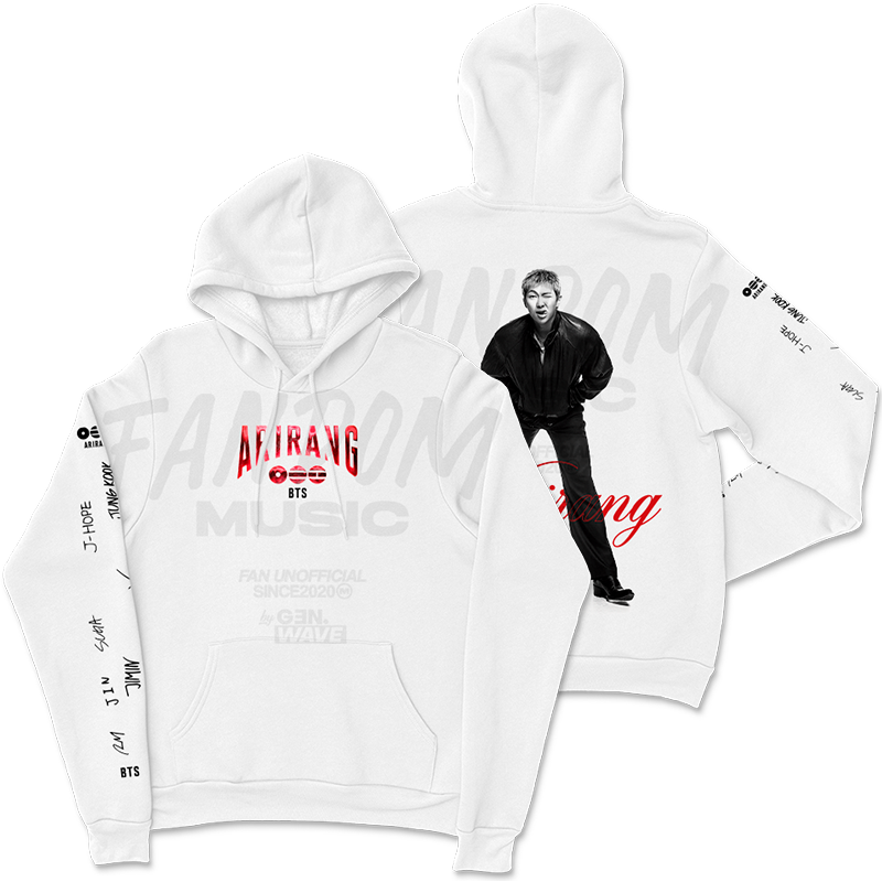 BTS · RM White Hoodie