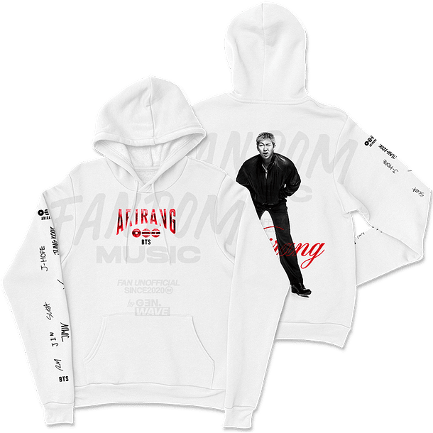 BTS · RM White Hoodie 1